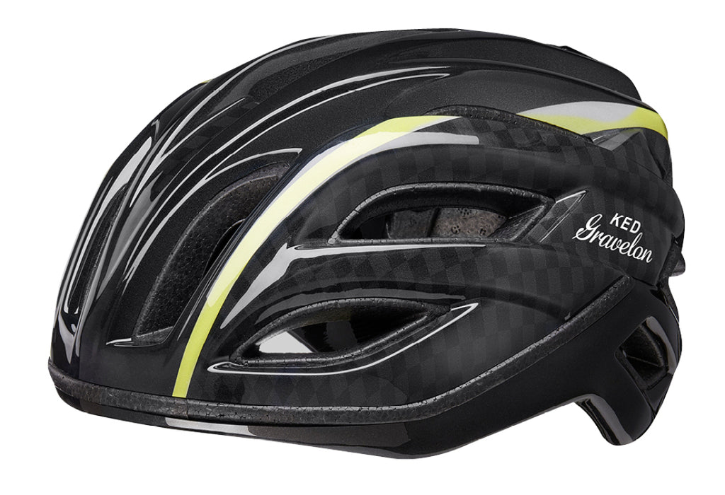 Fietshelm KED Gravelon L (58-61cm) - checkeRood flag