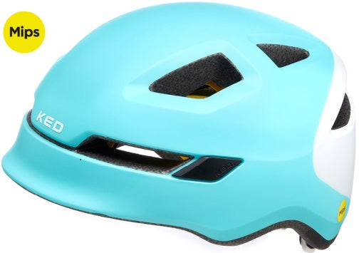 Puppe Mips mit Radhelm – klein (48–52 cm) – EISBLAU