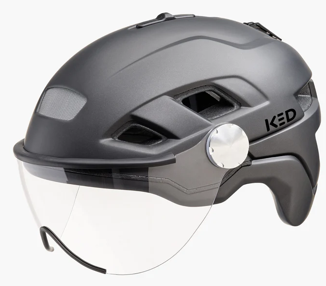 Fahrradhelm KED B-Vis X-Lite M (52-58 cm) - Schwarz Metallic matt
