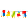 Folat BV Sommerparty-Eiscremegirlande, 10 m.