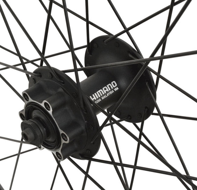Custom made 28 shimano 6-bolt deore hb-m525 ryde zac 2000 front wheel
