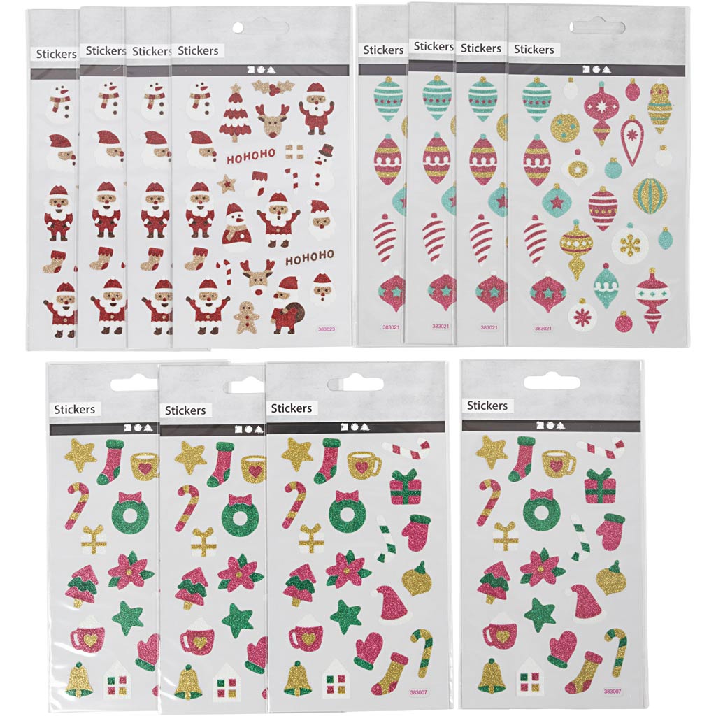 Glitter stickers