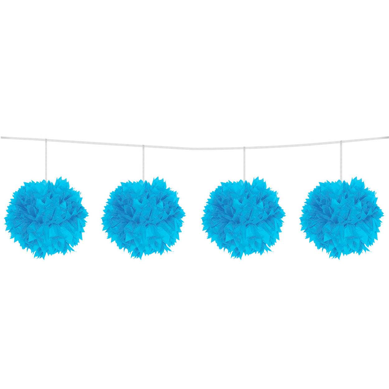 Folat BV Blaue Pompon-Girlande