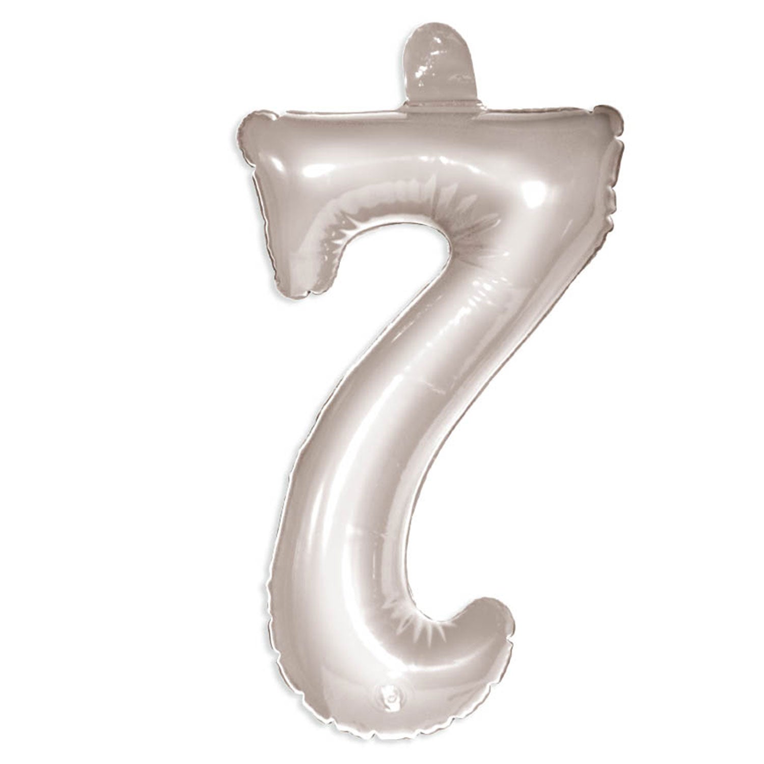 Figurballon 7 Silber
