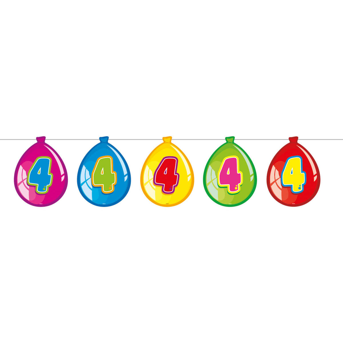 Folat BV Flaggenlinienballons 4 Jahre, 10 m.