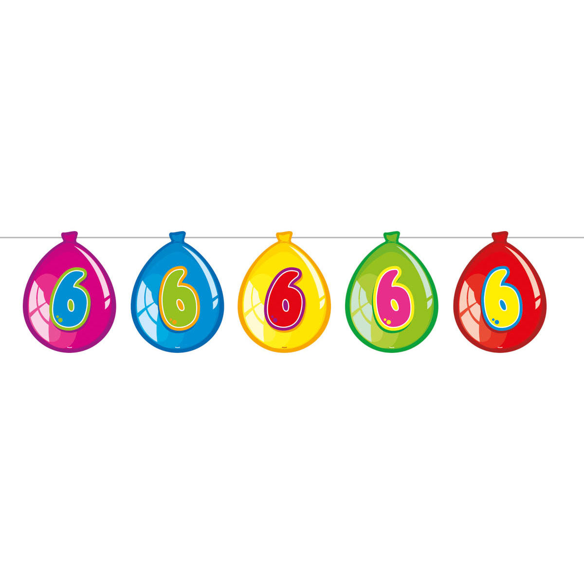 Folat BV Bunting-Ballons 6 Jahre, 10 m.