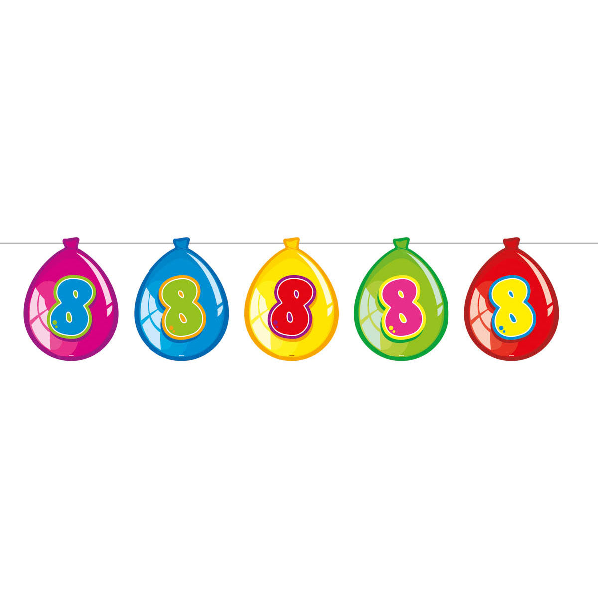 Folat BV Flaggenlinienballons 8 Jahre, 10 m.