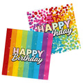 Folat bv servetten happy birthday, 20st.