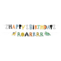 Folat bv letterbanner dino roars, 2st.