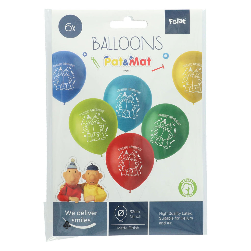 Folat BV Nachbar-Luftballons, 6 Stück.