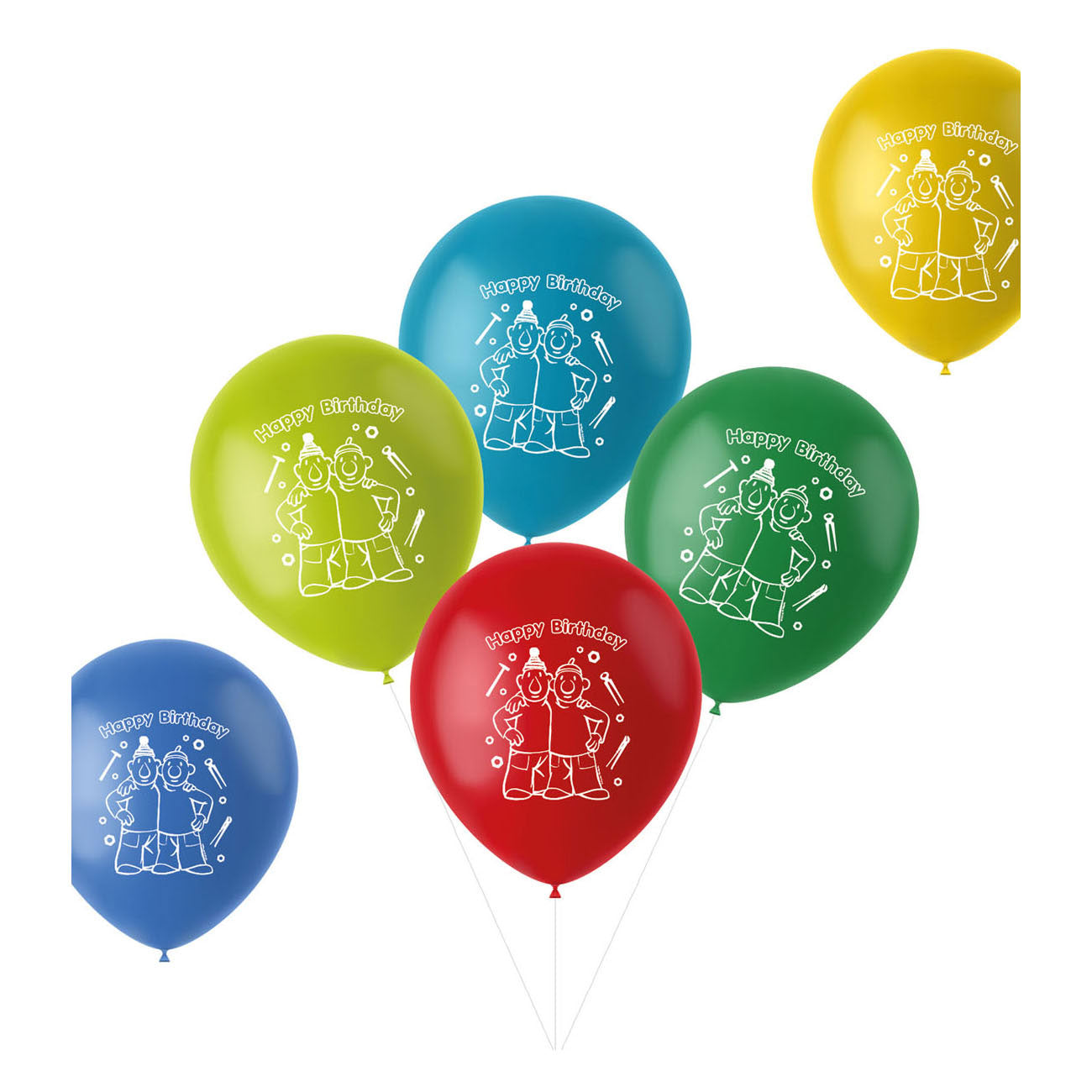 Folat BV Nachbar-Luftballons, 6 Stück.