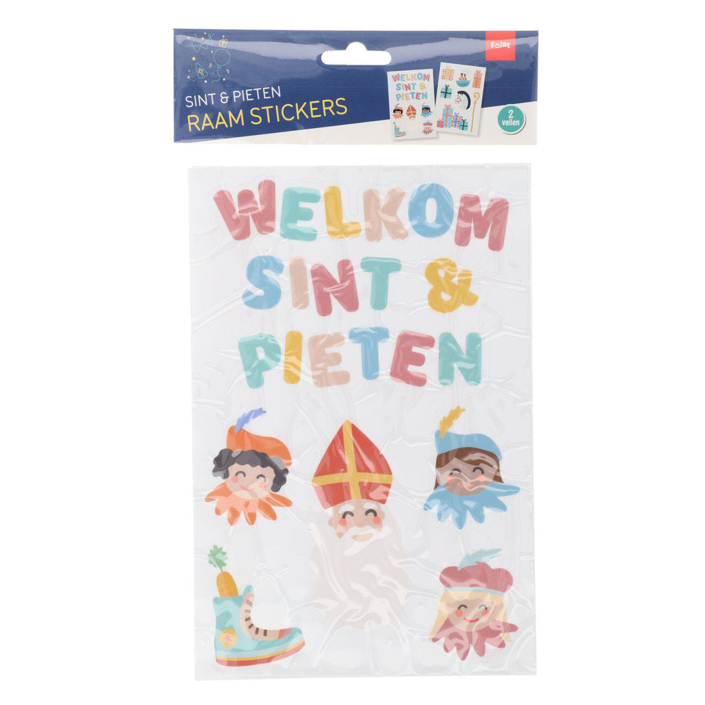 Folat BV Fensteraufkleber „Willkommen Saint Pete“, 13 Stück.