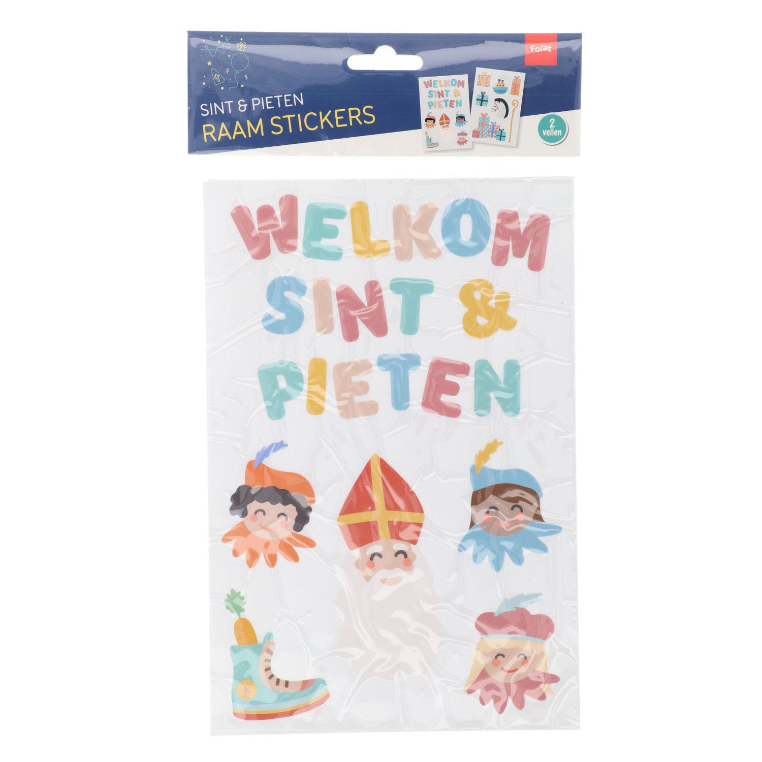 Folat BV Fensteraufkleber „Willkommen Saint Pete“, 13 Stück.