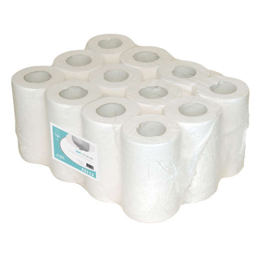 Euro Mini-Rollenreinigungspapier, 1-lagig, 120 Meter x 20 cm (12 Rollen)