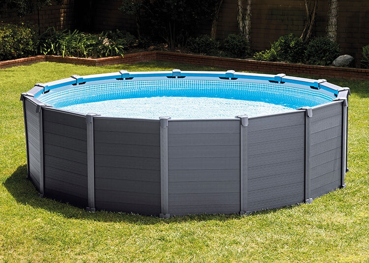 Intex Schwimmbad-Graphitplatte 478 x 124 cm