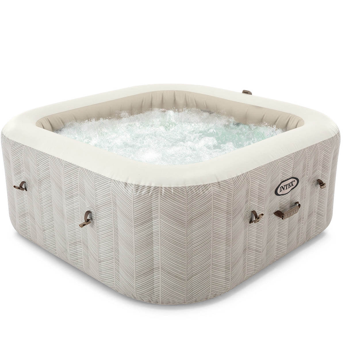 Intex aufblasbarer Whirlpool | 6-Personen Chevron Deluxe