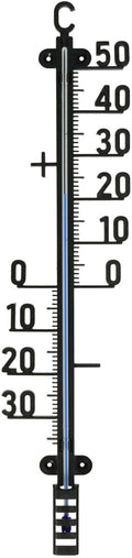 Tfa dostmann tfa buiten thermometer - analoog - metaal - koper - 28 x 7 cm - buiten - tuindecoratie