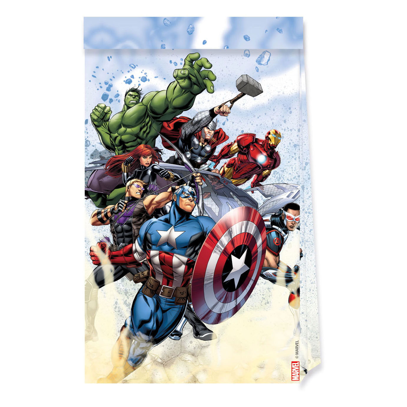 Globos papieren feestzakjes fsc avengers infinity stones, 4st.