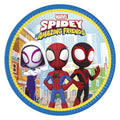 Globos papieren bordjes fsc spidey, 8st.