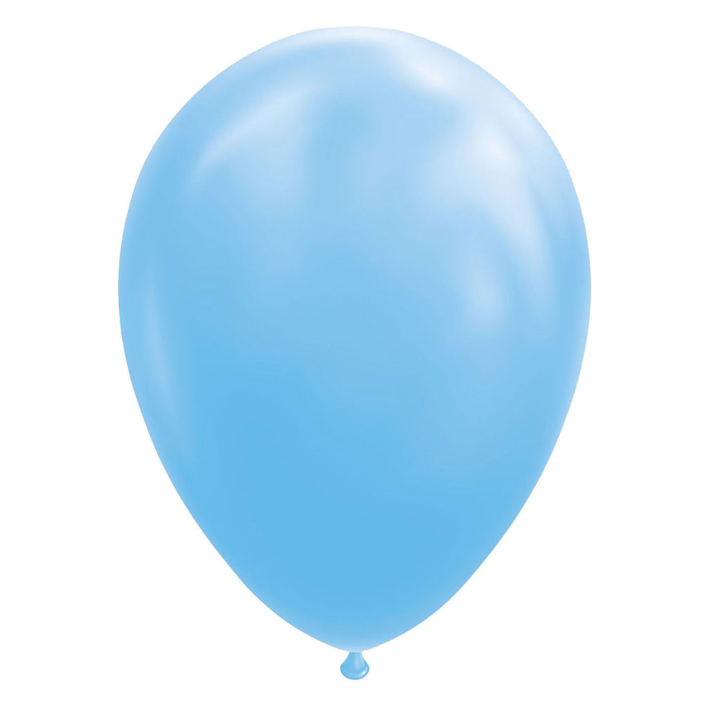 Globos Ballons hellblau 30cm, 10 Stück.