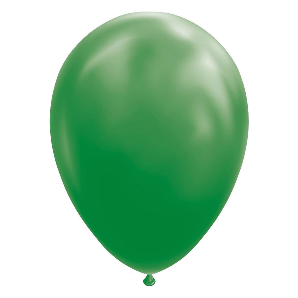 Globos Ballons dunkelgrün 30cm, 10 Stück.