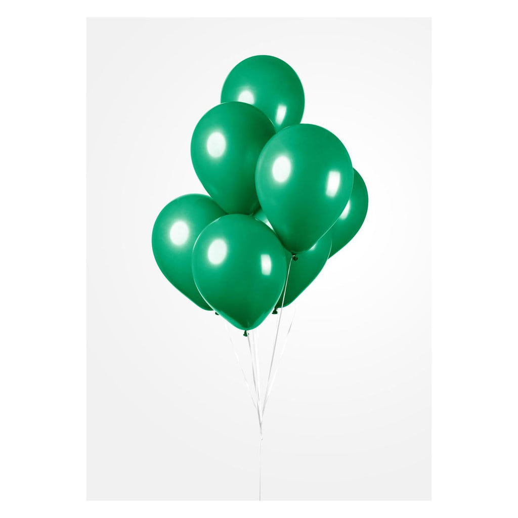 Globos Ballons dunkelgrün 30cm, 10 Stück.