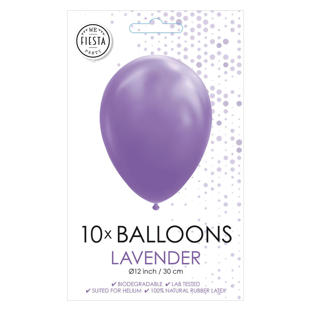 Globos Ballons lavendel 30cm, 10 Stück.