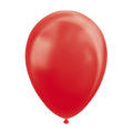 Globos ballonnen pearl rood 30cm, 10st.