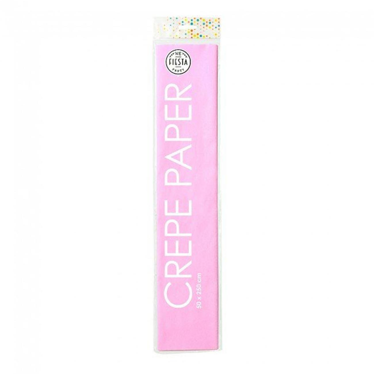 Globos Krepppapier, Babyrosa, 50 x 250 cm