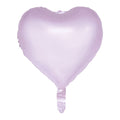 Globos folieballon 18 inch watercolors hearts - pastel paars