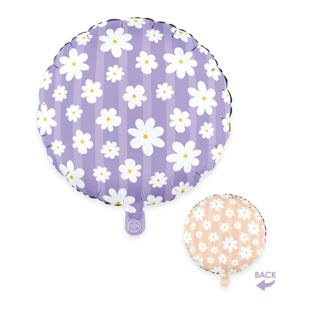 Globos folieballon 18 inch rond madeliefjes