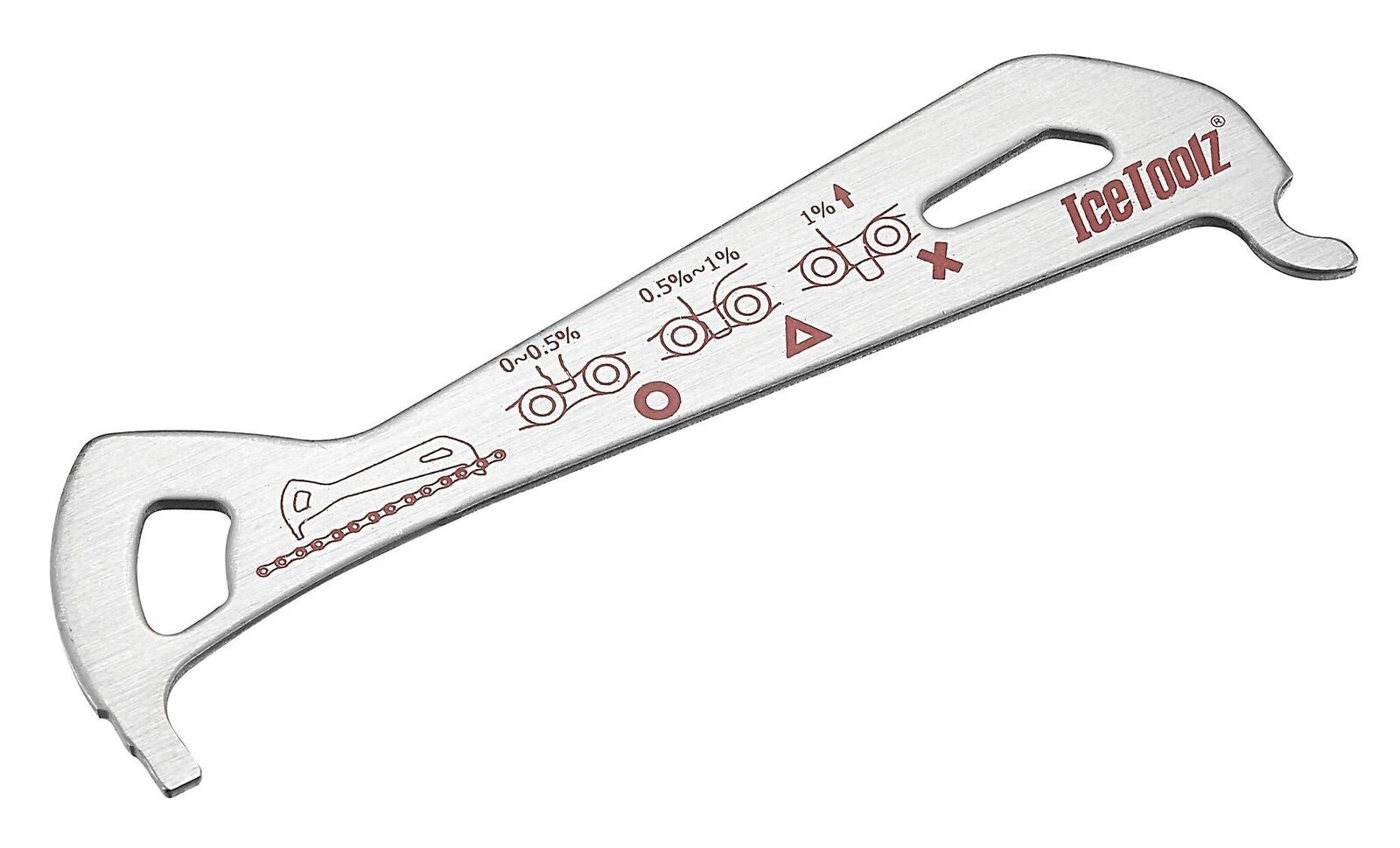 IceToolz Kettenverschleißlehre 62c4 Edelstahl