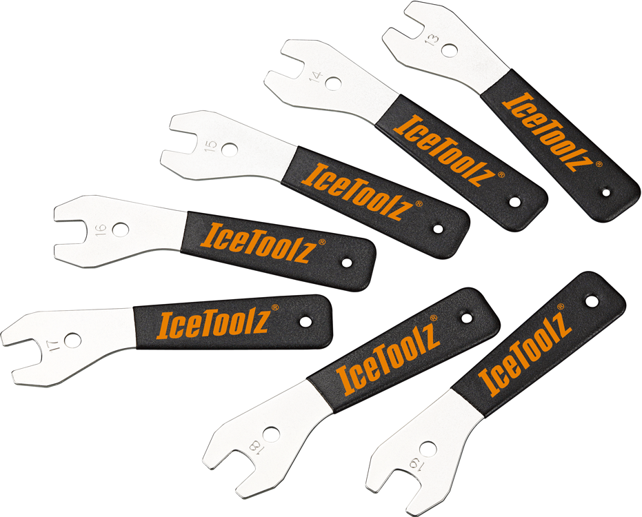 IceToolz Kegelschlüsselsatz, 7-teilig: 13-19 mm, 47x7