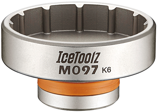 IceToolz Tretlagerschlüssel 12 Zähne für verschiedene Systeme 240m097