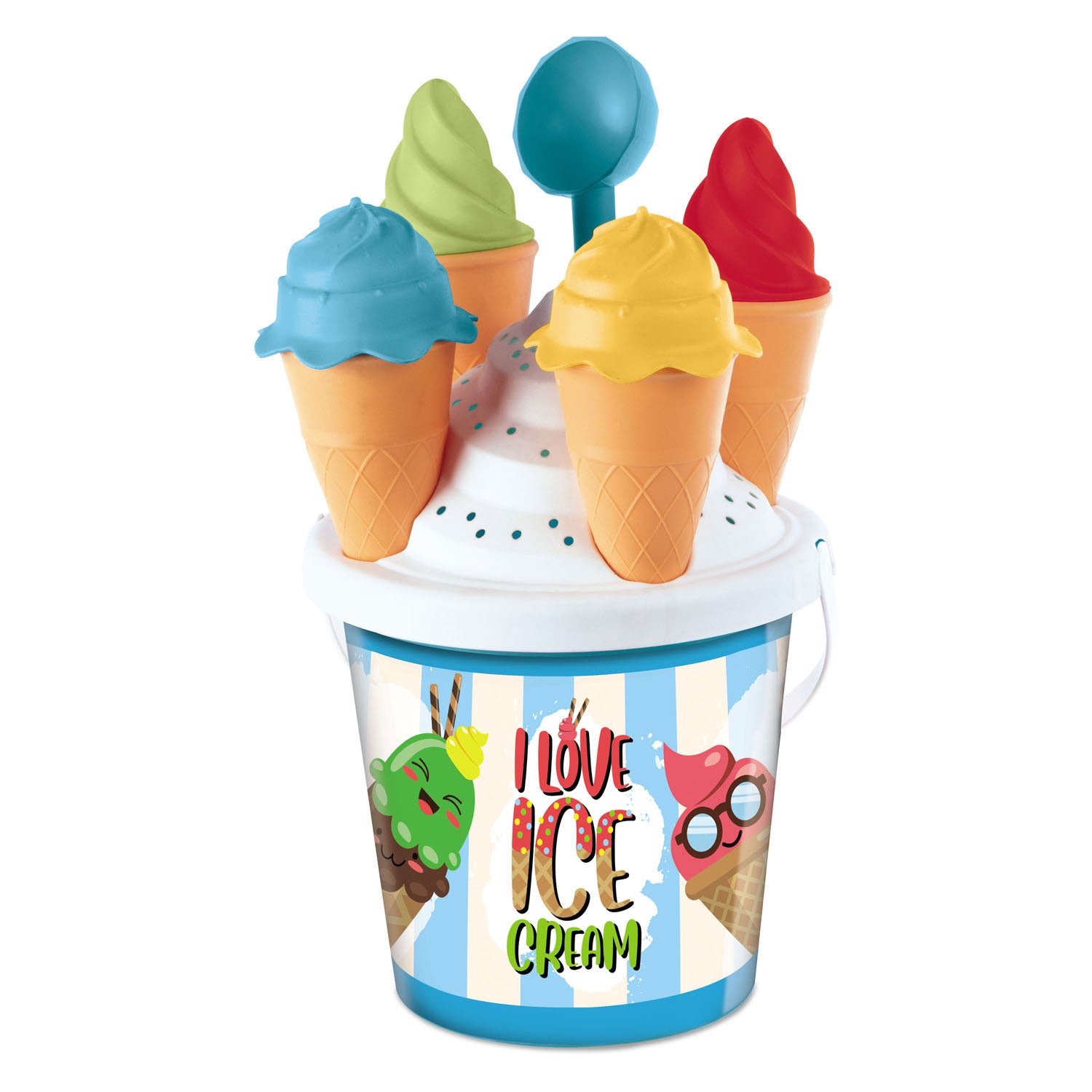 Mondo Eiscreme-Eimer-Set, 11-teilig.