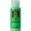 Folkart • glow in the dark acrylic paint green 59ml