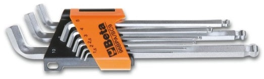 Beta inbussleutelset tools 96bpa sc9 met kogelkop 110° (9-delig)