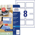 Visitekaarten avery 260g m2 85 x 54 mm mat
