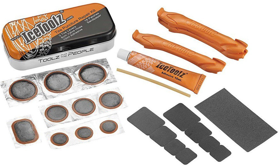 IceToolz Reifenreparaturset in Blechdose, 65a1