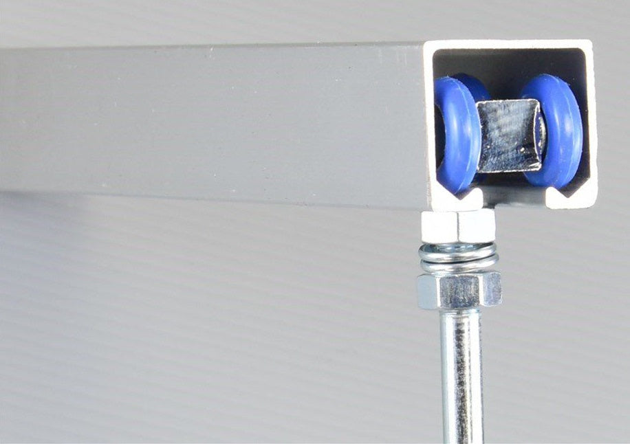 Icetoolz ophanghaak met rollers 65x100x380mm, p679