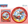 Jonotoys Planes Disney Wanduhr, 25 cm Durchmesser