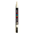 Uni Posca PC3M Acrylmarker, elfenbeinfarben – runde Spitze bis 1,3 mm