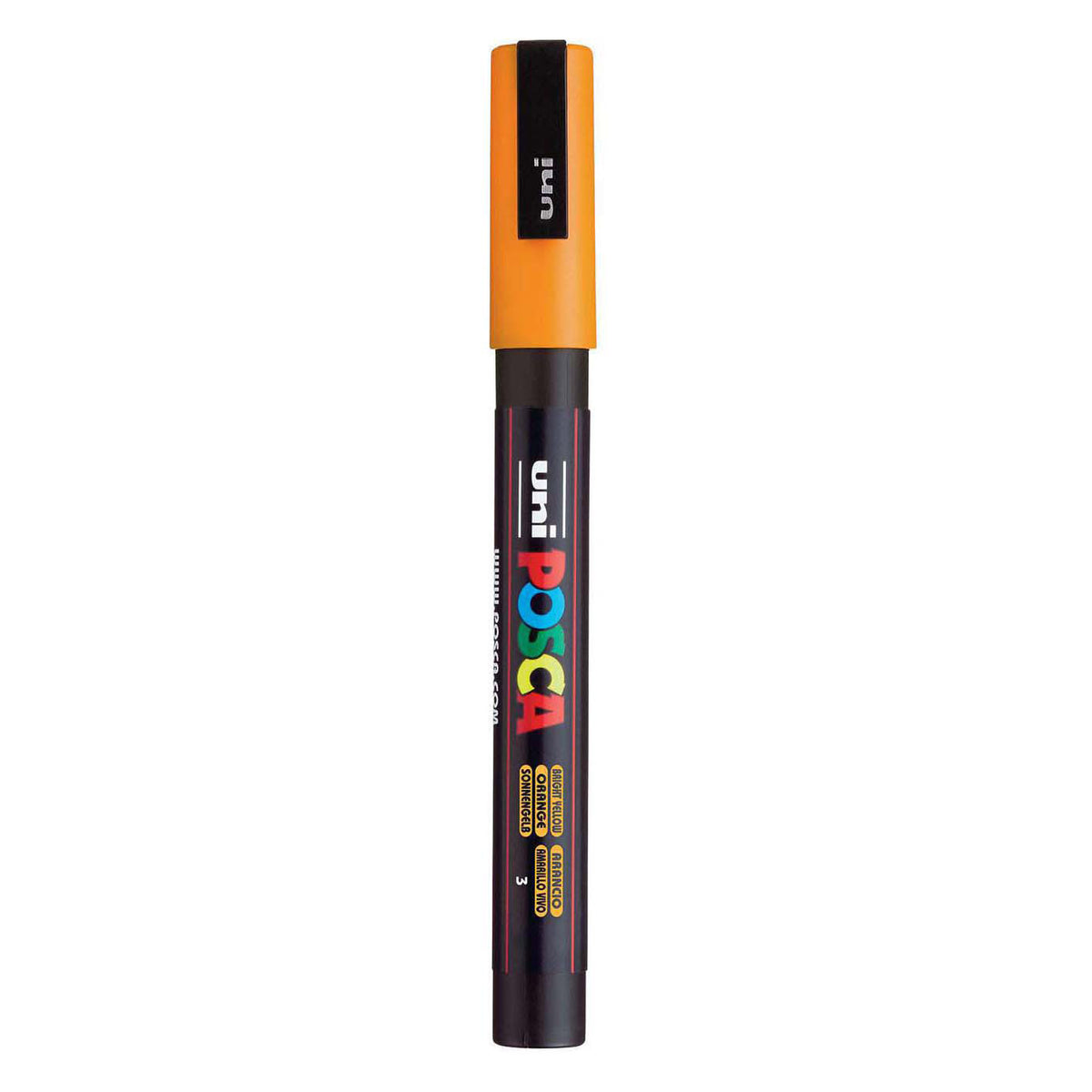 Uni Posca pc3m Acrylmarker orange - runde Spitze bis 1,3 mm