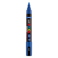 Uni posca brushmarker pc5br donkerblauw - brushpunt 1-4 mm