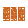 Graine creative graine sjablonen alfabet klein