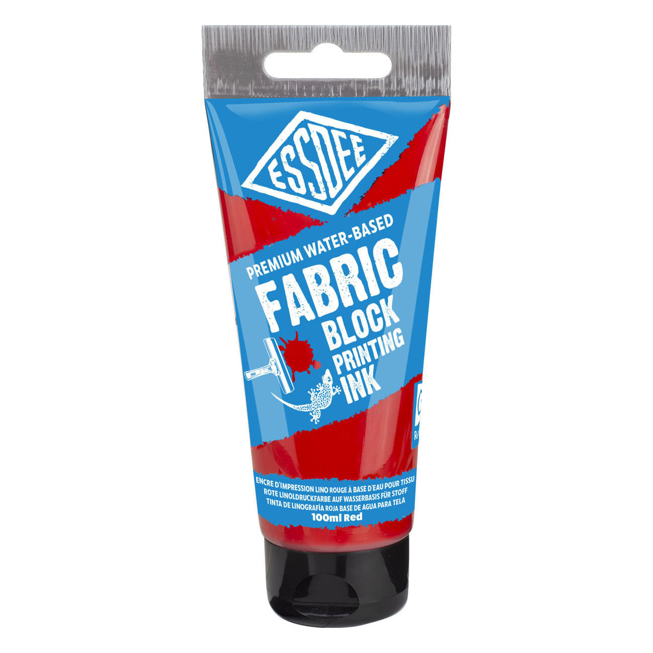 Essdee textieldrukinkt rood - 100ml