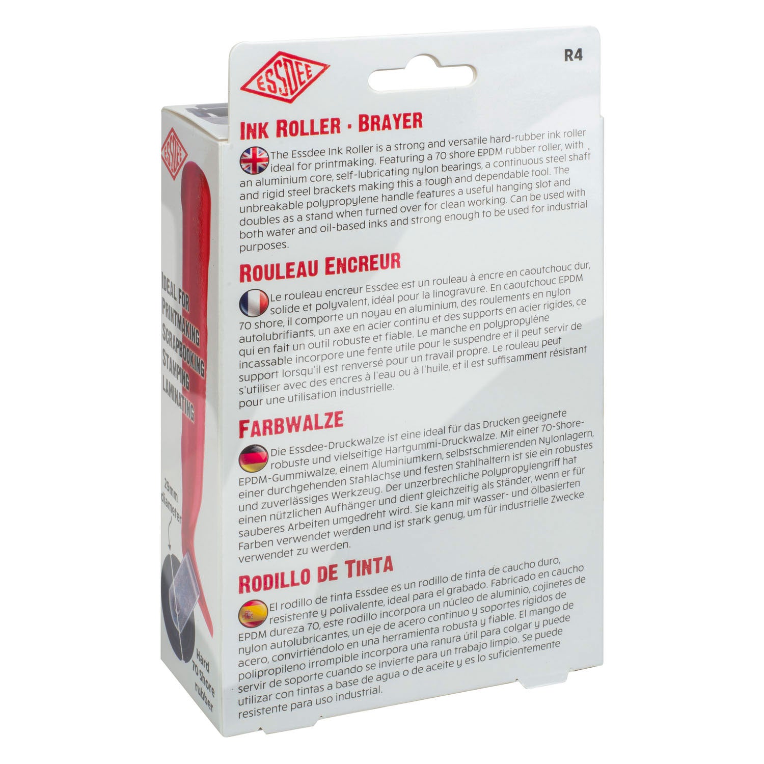 Essdee ink roller 100 mm
