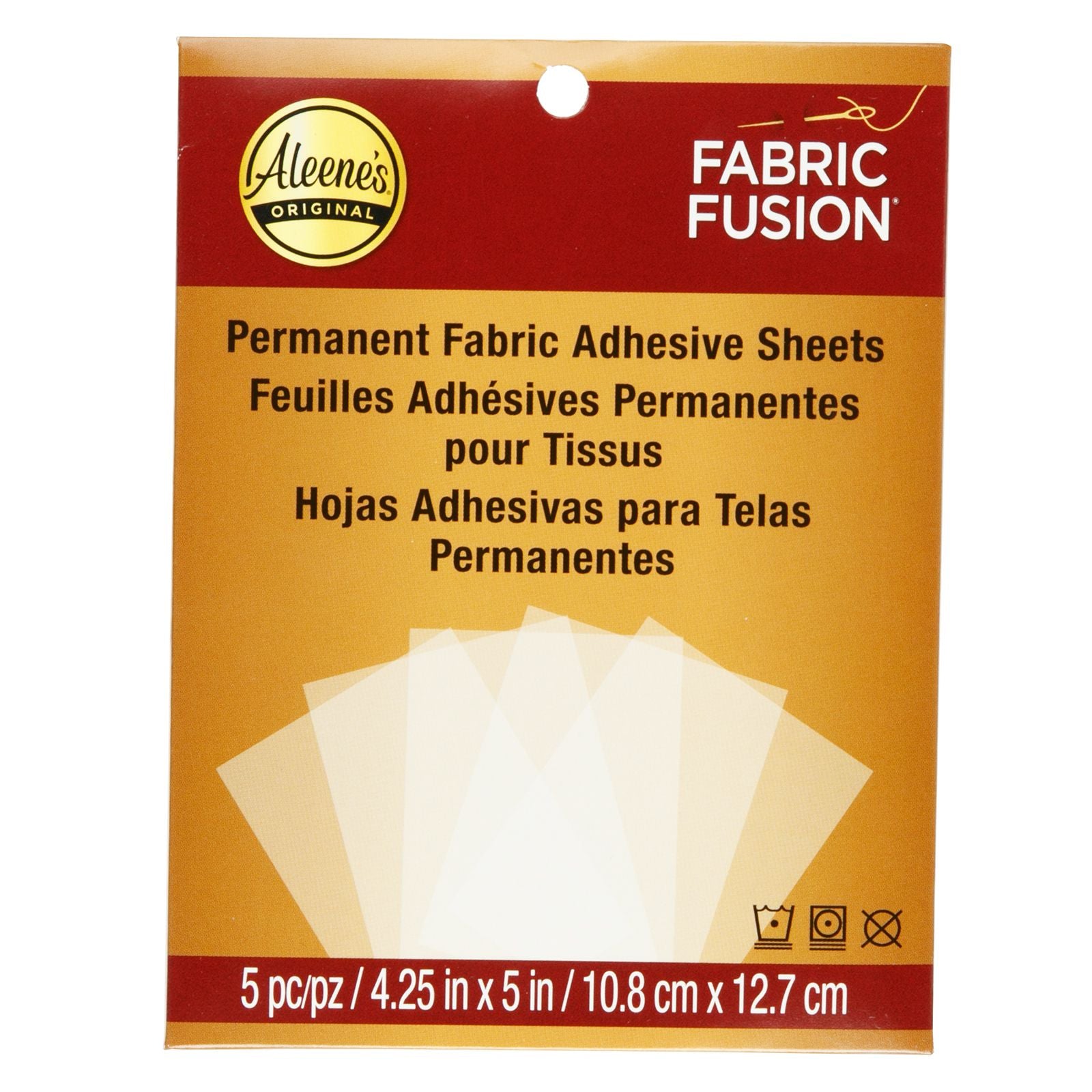 Aleene's • fabric fusion textiellijm vellen 10,8x12,7cm 5st.