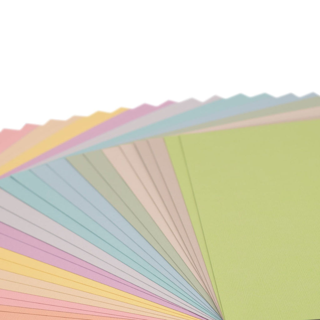 Florence vaessen creative cardstock - paaskleuren - 30,5 x 30,5 cm - 24 vellen - textuur - 216 g