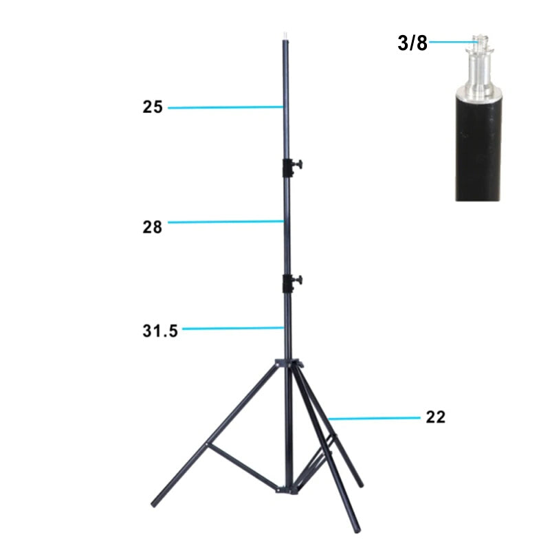Falcon eyes lampstatief i-2601 92-260 cm
